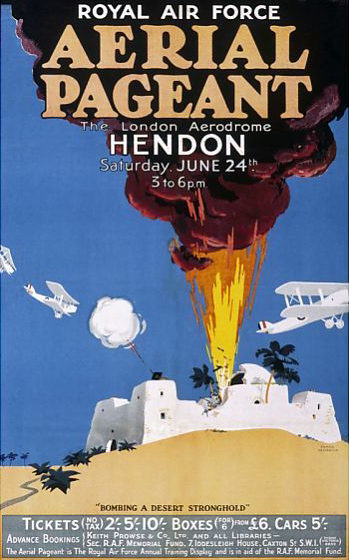 Hendon Aerial Pageant poster