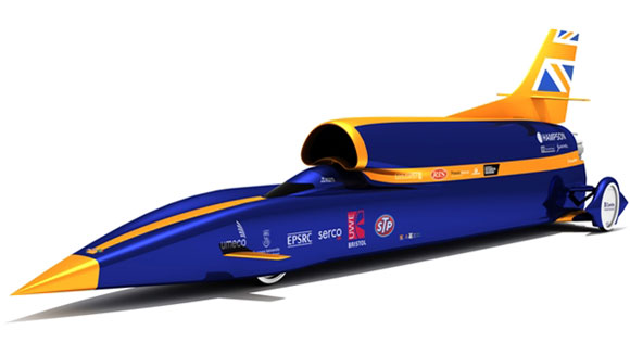 Bloodhound driven by Andy Green