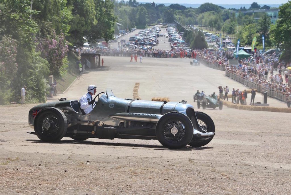 The Railton Special on a recent airing at the Brooklands racing 