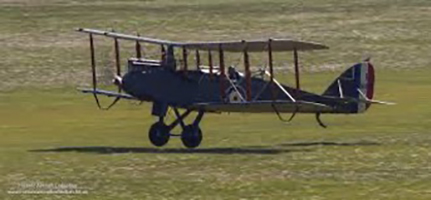 DH9, a medium range bomber in WW1