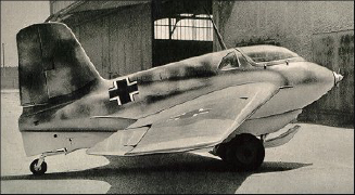 The Me163 Komet jet fighter 1944