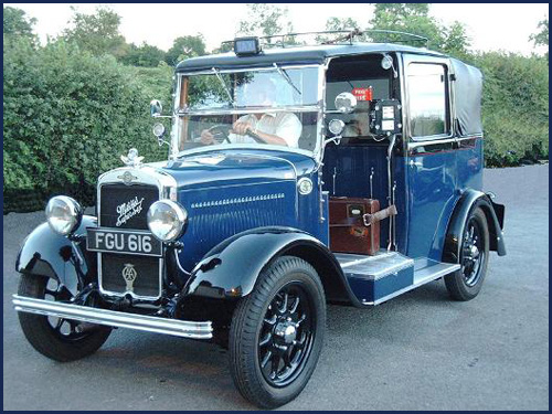 A rare Morris Super Six London Taxi