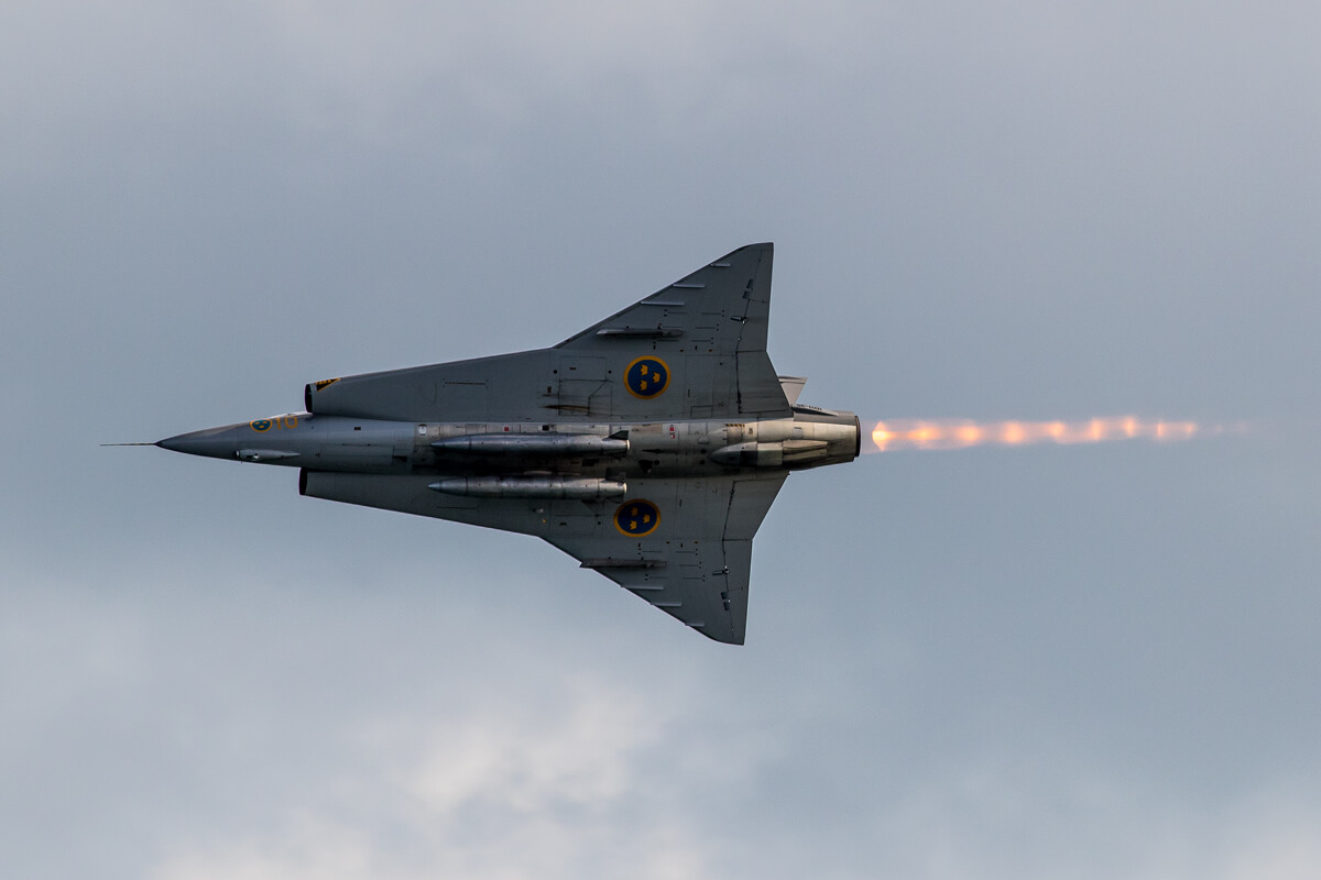 Draken Afterburner at the Bournemouth Air Festival