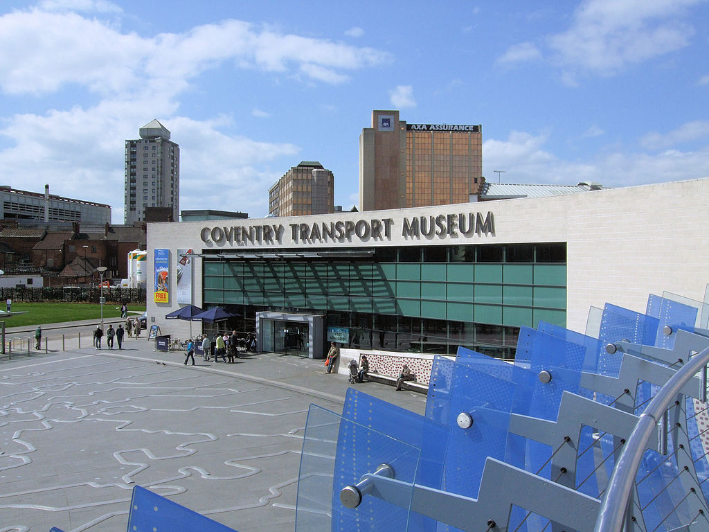 Exterior of Coventry Transport Museum